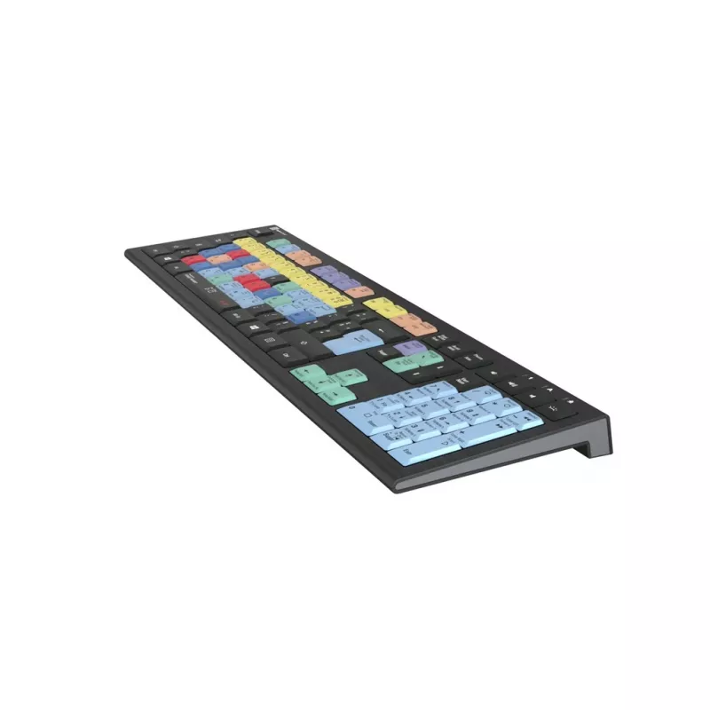 Teclado Logickeyboard LKB-CBASE-A2PC-FR Universal USB AZERTY francês preto
