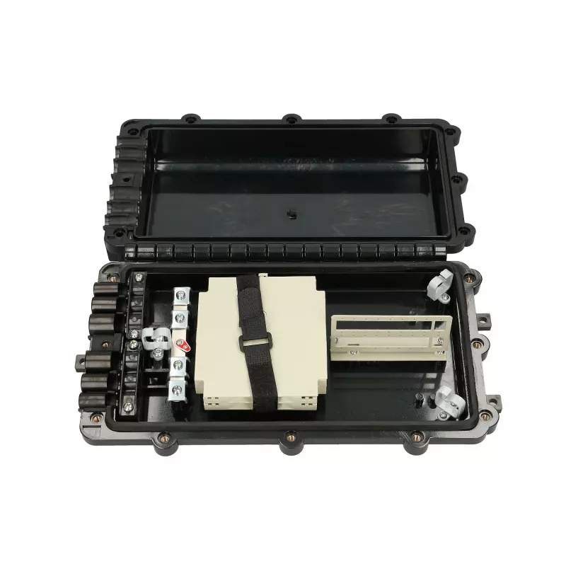 Extralink Jerry caixa de emenda FTTX para exterior, 2 tabuleiros, 24 fibras
