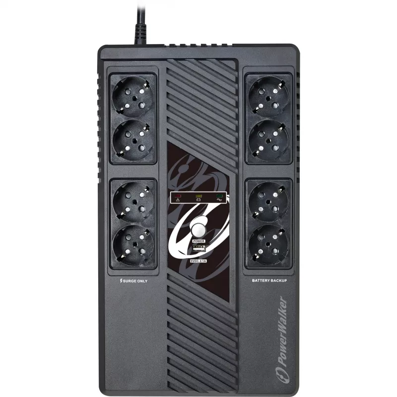 Fonte de alimentação ininterrupta PowerWalker VI 1000 MS