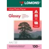 Papel de tinta a jato para fotografia Lomond brilhante 150 g/m² A4, 25 folhas