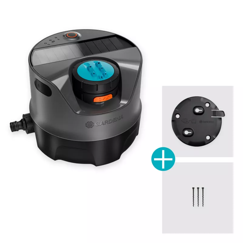 Aspersor circular Gardena AquaPrecise Preto Azul Cinzento 1 unid.