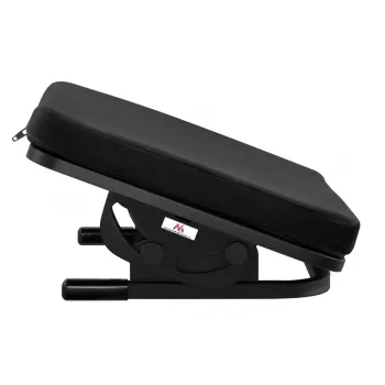 Apoio para os pés MACLEAN MC-460 apoio para os pés ergonómico acolchoado em metal, base antiderrapante, inclinação -20–20°, carga máx. 20 kg, preto