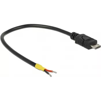 Cabo USB DeLOCK 0,15 m Micro-USB B preto