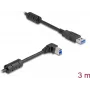 Cabo USB DeLOCK Type-A macho para Type-B macho 90° angular 3 m