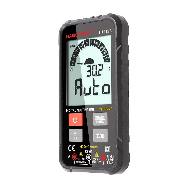 Multímetro digital universal True RMS Habotest HT112B