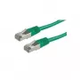 Cabo patch ROLINE S/FTP (PiMF) Cat.6 verde 20,0 m