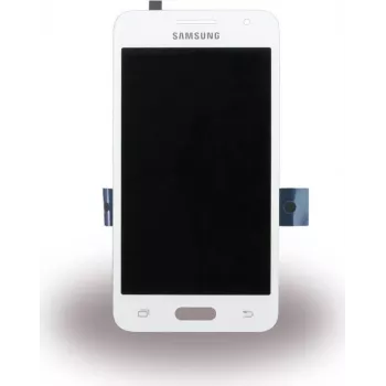Vidro do ecrã e unidade tátil branco Sam G355H Galaxy Core 2 (GH97-16070A)