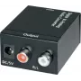 Conversor AV SpeaKa Professional 989149 — Toslink (ótico) para RCA adaptador de áudio digital