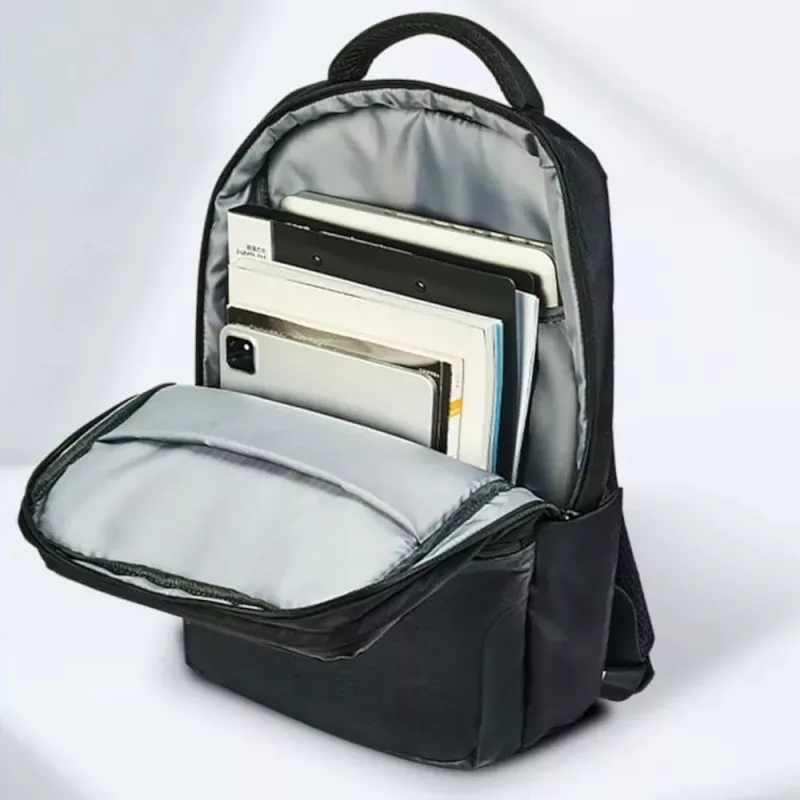 Mochila Vention KRPB0 preto 18L poliéster repelente à água para portáteis de 15,6 inch