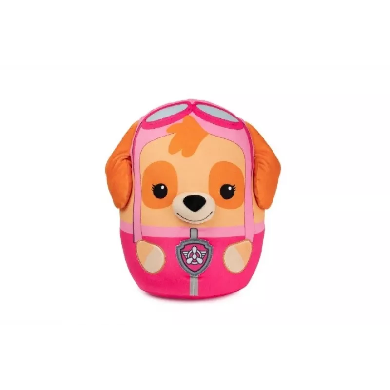 PAW Patrol Skye Squish peluche, brinquedo oficial da popular série de desenhos animados, peluche macio para crianças a partir de 1 ano, 12 polegadas