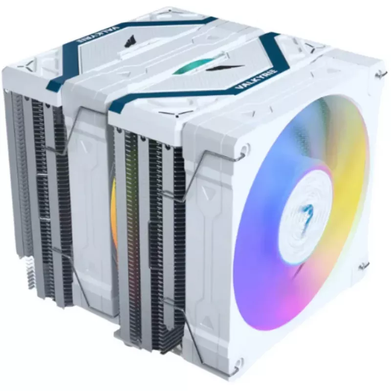 Dissipador de CPU Valkyrie Vind DL125 branco da Valkyrie — modelo VK-AIRDL125W, design leve e durável