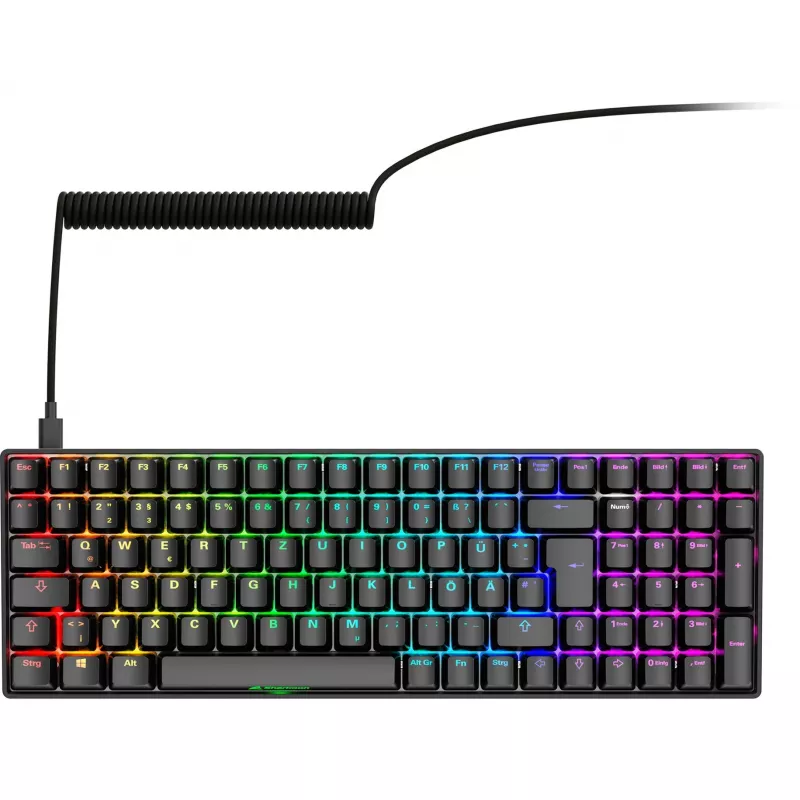 Teclado Sharkoon SGK50 S2 Gaming RF sem fios QWERTZ Alemão