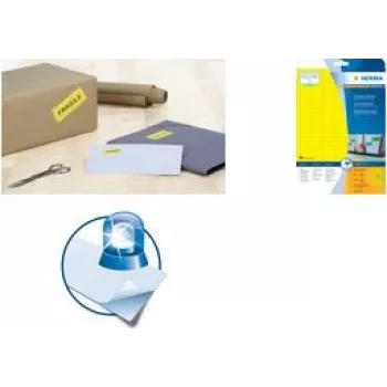 Etiquetas autocolantes HERMA 4563 Retangular Azul