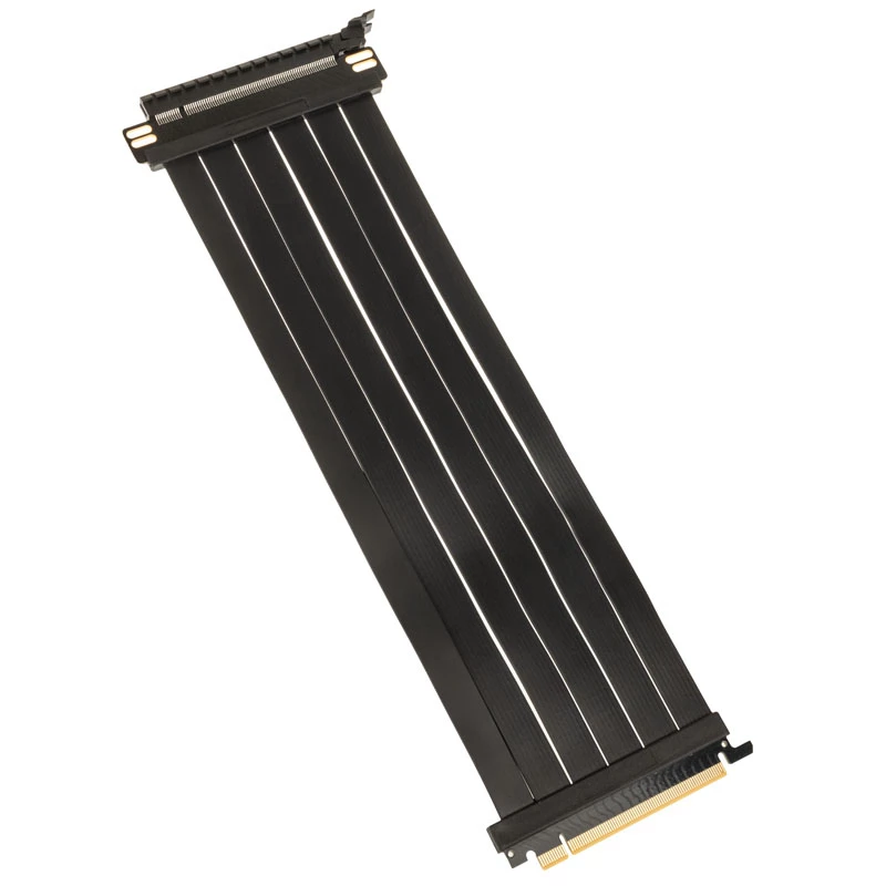 Cabo Riser Kolink PCI Express 5.0 x16 para x16, 180 graus, preto – 30 cm