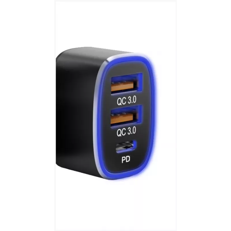Carregador de automóvel Tellur FCC9 56W 9A — fonte de alimentação USB para automóvel, 56W de potência total, 9A máx.