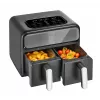 Fritadeira de ar dupla Amica AFM 7020, 8 L, 2400 W, preta