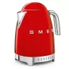 Chaleira elétrica Smeg 1,7L 2400W Vermelho