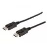 Cabo de ligação DisplayPort com bloqueio 1080p 60Hz FHD Type DP / DP M / M preto 1m