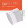 Suporte de parede Vogels | Suporte de parede para coluna para Sonos Era 300 | Inclinável, rotativo | Capacidade máxima 7 kg | Branco
