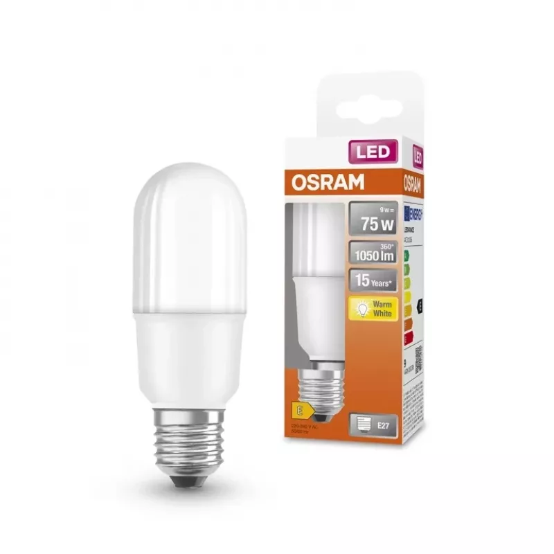 Candeeiro LED Ledvance Parathom FR E27 9W branco quente, classe energética A+