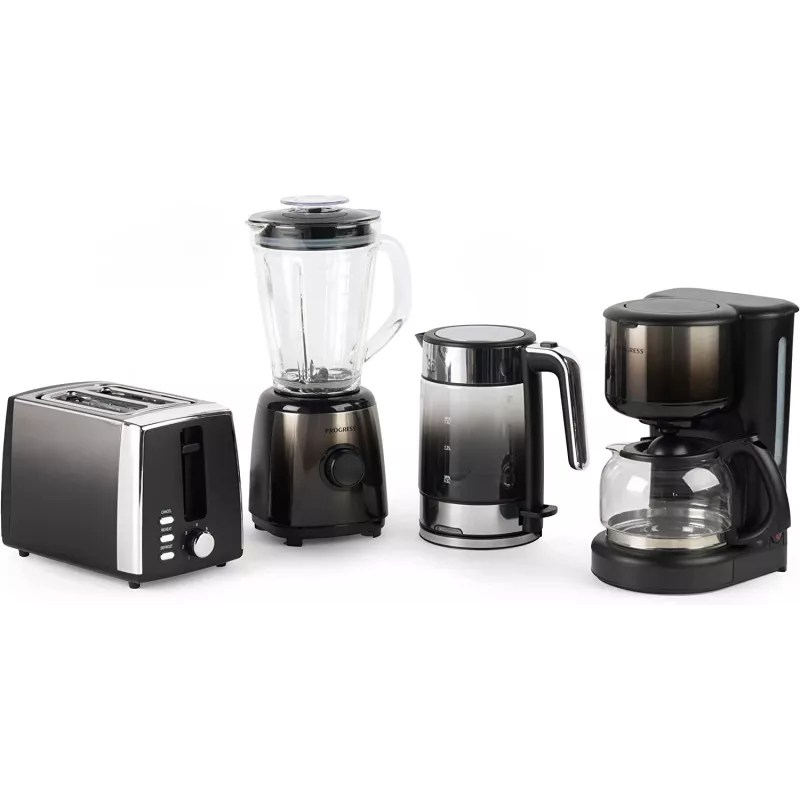 Máquina de café Progress 1,25L EK4068PBLK-VDE