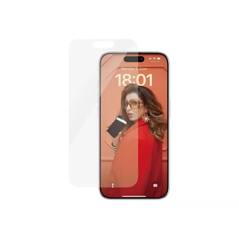 PanzerGlass® Película de proteção de ecrã iPhone 15 Pro | Classic Fit