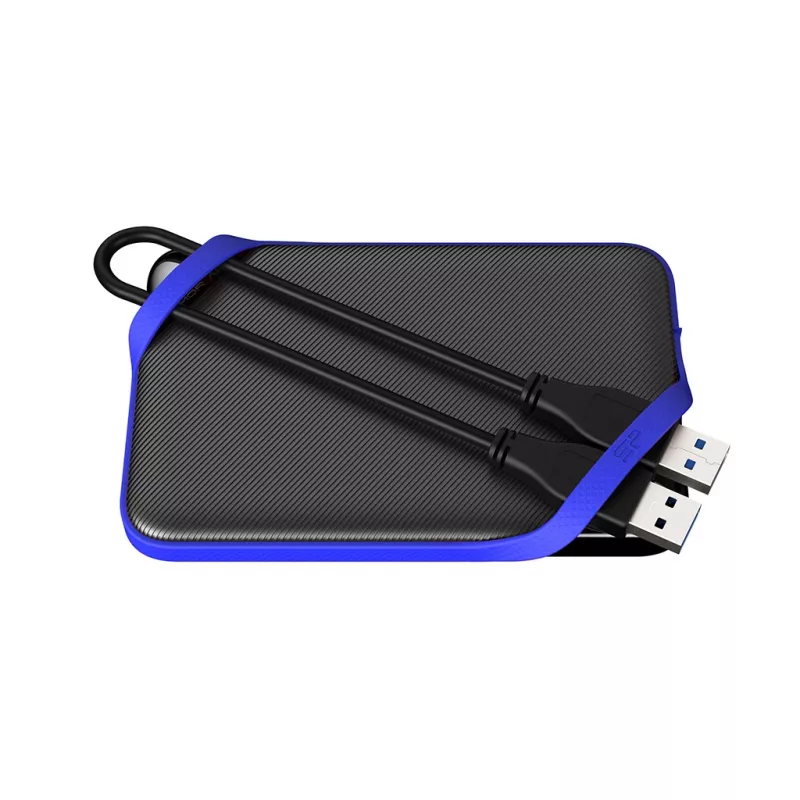 Disco rígido externo Silicon Power A62S 2TB, USB Type-A 3.2 Gen 1, Azul/Preto