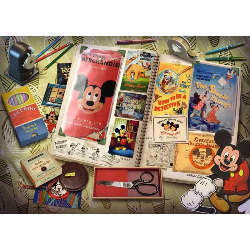 Puzzle 1950 Mickey Moments (1000 peças)