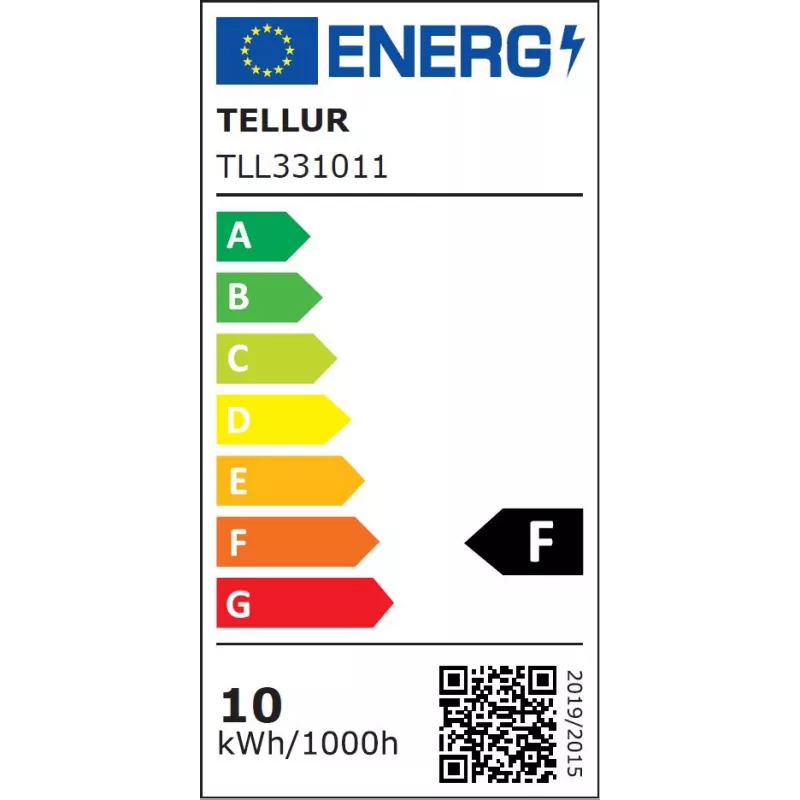 Lâmpada inteligente Tellur E27 RGB Dimmer – Lâmpada inteligente Wi-Fi RGBW E27 com regulação de intensidade