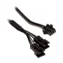 Cabo de alimentação interno PHANTEKS PH-CB-DRGB3P — 3 pinos para 2× Molex (3 pinos), preto/cinzento