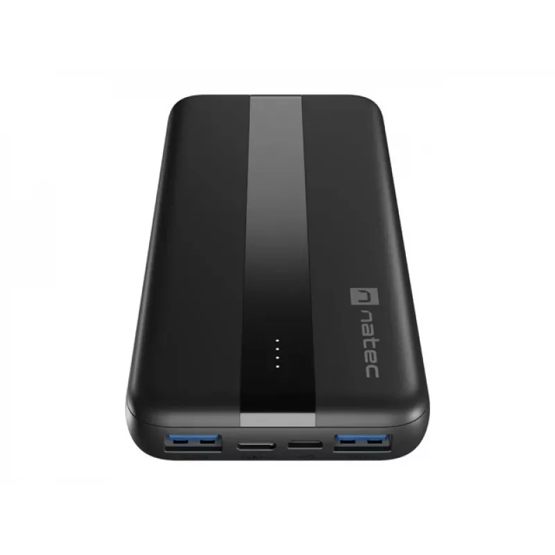NATEC TREVI SLIM Q V2 Polímero de lítio (LiPo) 10000 mAh preto