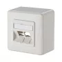 METZ CONNECT tomada Keystone AP 2 portas, sem equipamento, branco puro
