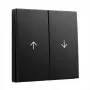 Teclas duplas com setas Gira System 55, modelo 3294005, preto