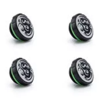 BitsPower tampões roscados G1/4 (4 unid.) — série Artemis, preto mate