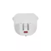 Akyga AK-CH-32 carregador USB-C GaN plano 65 W, 2 x USB-C PD, branco