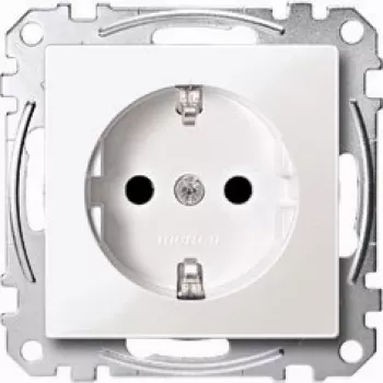 Tomada Merten MEG2300-0319 CEE 7/3 branco 250 V 16 A termoplástico