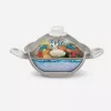 Panela Pensofal White Diamond Vapsi 24 cm com duas pegas e tampa