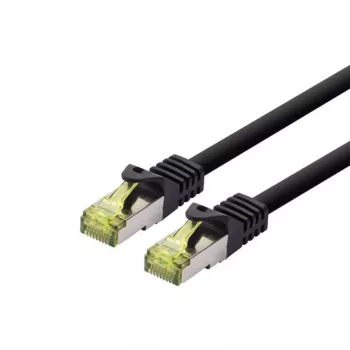 Cabo de rede LOGON TCR6ASS015BL RJ-45 Cat6a 1,5 m preto