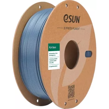 PLA BASIC 1,75mm cinzento 1kg ESUN 3D FILAMENT (PLA-BASIC175H1P1)