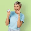 Eletroestimulador Medisana TT-10E TENS sem fios recarregável — 5 programas, 10 níveis de intensidade, 2 elétrodos (74×55 mm)
