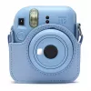 Fujifilm Instax - Bolsa para câmara - pele sintética - azul pastel - para Instax Mini 12 (70100157188)
