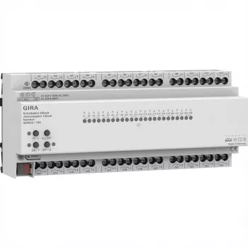 GIRA 504000 Atuador de comutação/estore 24f/12f 16 A REG Kmf KNX Secure