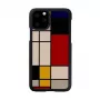 Capa para smartphone man and wood para iPhone 11 Pro — capa protetora de madeira preta