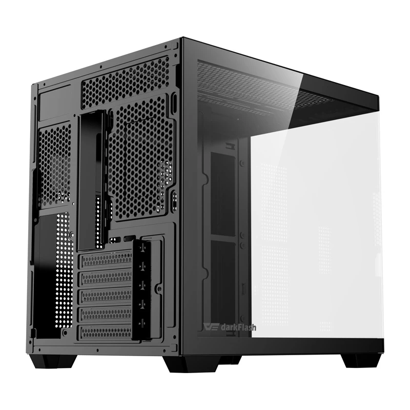 Caixa de computador DarkFlash B275 (preta) caixa torre ATX/mATX