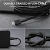 AUKEY CB-AL05 cabo de nylon Lightning para USB-A MFi, 2 m, preto