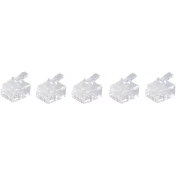 Conector de cabo RJ-12 ShiverPeaks BS72050-5 branco