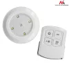 Conjunto de lâmpadas LED com comando Maclean Energy MCE165, pilhas AAA, 6 unid. no conjunto