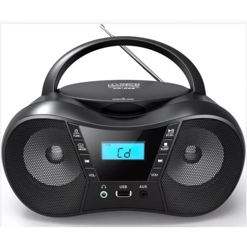 Leitor de rádio CD LILA2 USB/BT preto