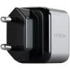 Carregador para dispositivos móveis Satechi ST-UC30WCM-EU — carregador AC universal para interior com 1× USB-C, Preto/Prateado