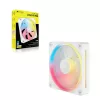 CORSAIR iCUE LINK LX120-R RGB Reverse Blade PWM ventoinha para caixa, 120 mm, branca
